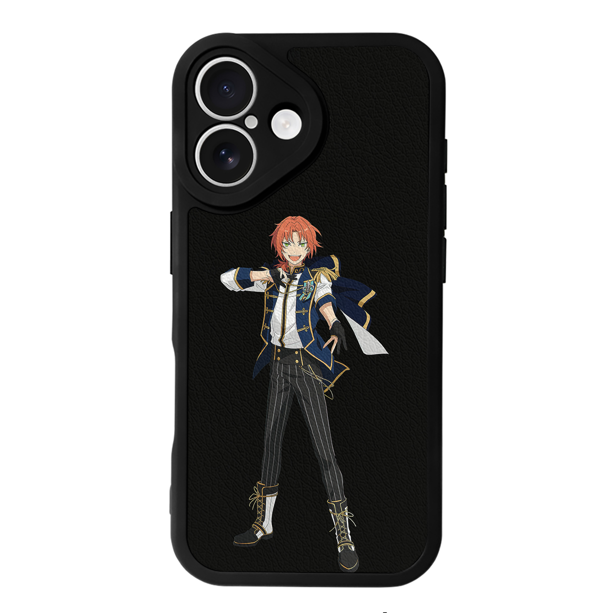 （画像用） あんさんぶるスターズ! Ensemble Stars 【iPhone 16シリーズ対応】シリコンスマホケース（レザー調） 材質：シリコン